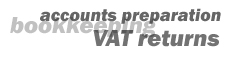 accounts preparation, bookkeeping, VAT returns